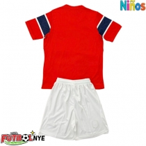 Camiseta Noruega Primera Equipación para niños Mundial 2026 manga corta (+ pantalones cortos)